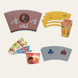 Paperjoy duy nhất PE tráng 180 GSM 8oz cốc giấy fan hâm mộ Hội Đồng Quản trị dùng một lần trống giấy tờ làm cốc giấy Fan nguyên liệu - Product Image 3