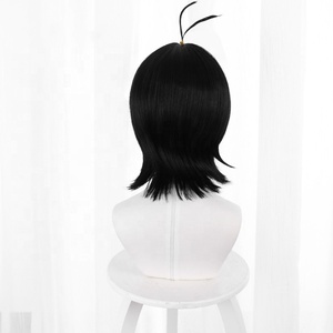 Alta calidad <span class=keywords><strong>SK8</strong></span> <span class=keywords><strong>the</strong></span> <span class=keywords><strong>Infinity</strong></span> Cosplay peluca 30cm corto negro Miya Peluca sintética Anime pelo peluca Halloween fiesta pelucas para hombres - Product Image 5