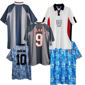 Camiseta Retro de Alta Calidad al por Mayor 2627, Nuevo Diseño de Ropa Deportiva, Camiseta de Fútbol de Inglaterra, Camisetas de Fútbol Retro para Adultos - Product Image 1