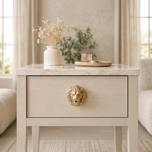 AK Brass Lion Head Metal <b>Wardrobe</b> Knob Gold Finish Wholesale Price Cabinet Dresser Furniture Handle Decorative <b>Hardware</b> - Product Image 4