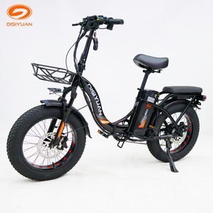Disiyuan-Bicicleta de montaña eléctrica de 20 pulgadas, plegable, con motor de 500W, modelo urbano - Product Image 2