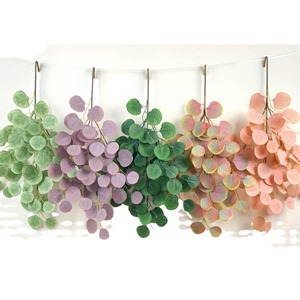 Guirlande artificielle d'eucalyptus KEMIN, feuilles en forme <span class=keywords><strong>de</strong></span> trident, style mariage et remise <span class=keywords><strong>de</strong></span> diplôme, fleurs décoratives artificielles, style nordique, polyester - Product Image 5