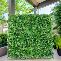 Plante verticale artificielle imperméable pelouse verte intérieur extérieur Simulation réaliste fleur artificielle mur maison jardin