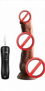 Реалистичный силиконовый массажер Auto-Fresh для женщин и мужчин с вибрирующим дилдо - Product Image 4