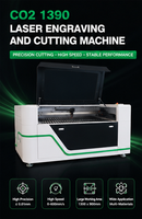 Machine de gravure laser CNC 100W 1390, découpeuse laser CO2 150W, machine de gravure sur verre portable, machine de découpe acrylique