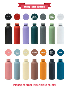 Bouteille d'eau sport en acier inoxydable à double paroi isolée sous vide avec logo personnalisé, goulot étroit, 350 ml, 500 ml, 750 ml, gobelets - Product Image 4