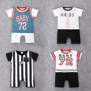 Ropa de Verano para Bebés al por Mayor, Nuevo Modelo, Jersey Deportivo Infantil, Pelele para Niño - Product Image 1