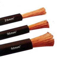 2/0 1/0 Awg 25mm 35 mm2 50mm 70mm 95 mm2 Gummi isolierung Flexibles Kupfer-Niederspannungs-Schweiß kabel