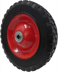 Rueda de goma sólida de 8 pulgadas al por mayor de alta calidad 8*1,75 ruedas de neumáticos de goma sólida usadas para carro o carros de herramientas - Product Image 6