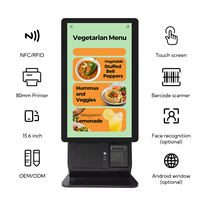 Kiosque d'auto-commande d'ODM avec le paiement de POS de restaurant d'écran tactile