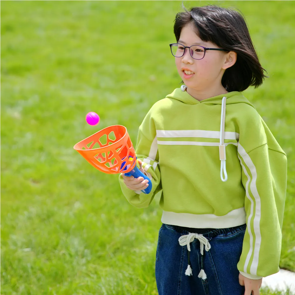 उद्यान आउटडोर खेल खेल खिलौना लॉन्च फेंक पकड़ गेंद सेट अभिभावक बच्चे इंटरएक्टिव खिलौने खेल बच्चों के बच्चों के लिए 4 साल पुराने