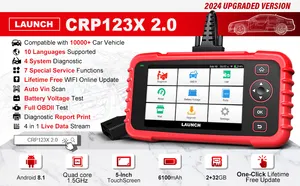 جهاز كشف أعطال السيارة launch creader crp123x 2.0 crp123e crp123 x crp 123x 123e قارئ رموز obd2 جهاز فحص المركبات أداة كشف أعطال السيارة مناسبة لجميع السيارات