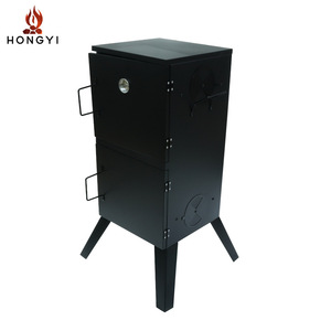 Four à pizza sans fumée multi-couches Hongyi, fumoir au charbon de bois, barbecue portable de style armoire pour l'extérieur - Product Image 4