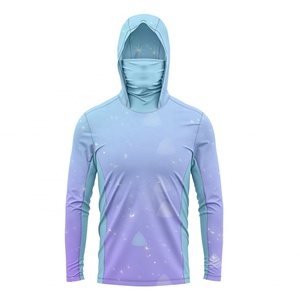 Chemise de pêche à manches longues anti-transpiration, logo personnalisé, respirante, séchage rapide, protection UV UPF 50, polyester durable - Product Image 5