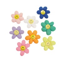 Accessoire en coton PP en forme de fleur mignonne, idéal pour les vêtements, sacs, chaussures et chaussettes des enfants