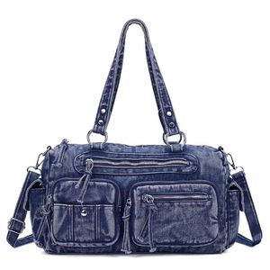 New Women's Autumn <b>Zipper</b> Tote Shoulder <b>Bag</b> Cross-Border Fashion Printed Casual Versatile <b>Large</b> Capacity - Product Image 5