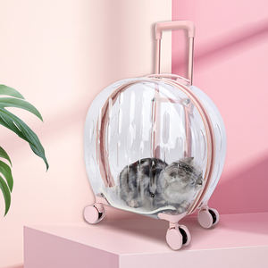 Evrensel eklemli tekerlek ile teleskopik arabası fermuar gezi kediler yavru Pc için <span class=keywords><strong>Pet</strong></span> taşıyıcılar nefes evcil seyahat kutusu - Product Image 2