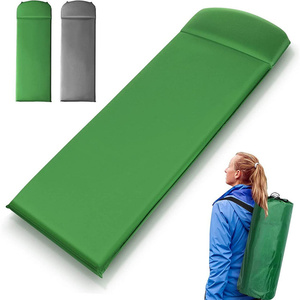 Matelas de camping autogonflant en mousse à mémoire de forme avec oreiller intégré, imperméable, <span class=keywords><strong>pour</strong></span> sac à dos, camping, <span class=keywords><strong>voiture</strong></span>, voyage, randonnée, extérieur - Product Image 1