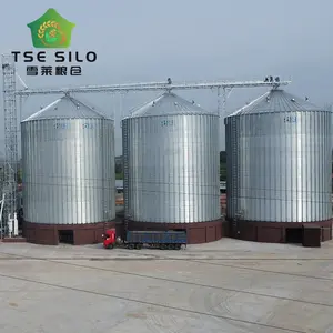 High Standard Wear-resisting Flat Bottom Grain Silo For Corn Farm