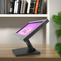 Support de bureau en alliage d'aluminium pour iPad 10 de 10.9 "avec support d'angle de mouvement complet et support de verrouillage pour tablette PC