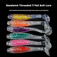 Leurre de pêche souple en PVC de 11 cm, imitation insecte multi-jambes, leurre bionique souple pour la pêche au bar, vente en gros OEM