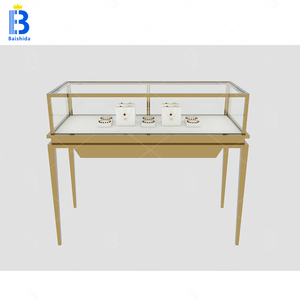 Tủ trưng bày trang sức treo tường sang trọng với đèn LED xây dựng bền cho trung tâm mua sắm & cửa hàng trang sức cao cấp - Product Image 4