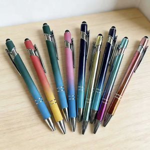 <span class=keywords><strong>Stylo</strong></span> tactile élégant effet arc-en-ciel avec logo de l'entreprise – Cadeaux promotionnels pour clients - Product Image 1