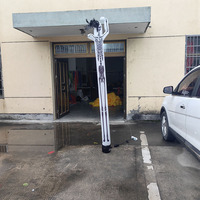 Módulo de Entretenimiento Cinético de Escritorio, Figura Inflable de Bailarina Profesional ODM, Exhibición para Mostrador, Decoración de Oficina
