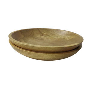 Bol à dîner rond multifonctionnel personnalisé de luxe, fait à la main, écologique, en bois de manguier naturel, pour une utilisation en soirée, de haute qualité - Product Image 3