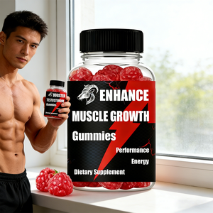 Gomas de Melhora Masculina OEM Suplemento Aumentador de Osterona para Homens Apoia o Crescimento Muscular e a Potência Não Recomendado para Gestantes - Product Image 2