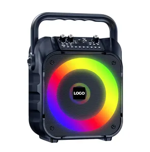 Gamma completa 30W Wireless di alta qualità Party portatile altoparlante Karaoke con microfono wireless cablato per adulti bambini