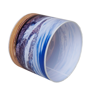 Processus De Pvc D'OEM Accrochant Portatif Photographie Imprimée Motif Abat-Jour Rond - Product Image 6