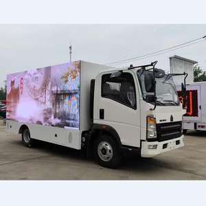 HOWO P4 P5 P6 Outdoor Seamless LED Display Box Truck Suppliers for Outdoor Advertising in Dubai - Product Image 1