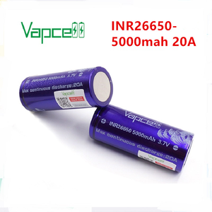 Wiederauf ladbare <span class=keywords><strong>Vapcell</strong></span> <span class=keywords><strong>26650</strong></span> 5000mah 20A Batterien Anzug für Taschenlampe - Product Image 4