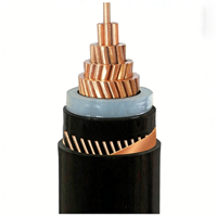Cable de Alimentación de Media Tensión IEC 60502-2 8.7/15kV, Cable Subterráneo de Cobre Armado CU/XLPE/STA/PVC de 11kV para Proyectos de Subestaciones y Redes