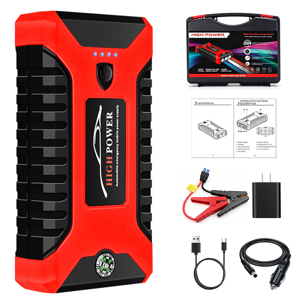 SHARMEAL Manufacturer OEM&ODM 3-IN-1 <strong>Lithium</strong> Battery Booster <strong>Jump</strong> <strong>Starter</strong> Power Bank <strong>12V</strong> 600A Portable Car Battery <strong>Jump</strong> <strong>Starter</strong>