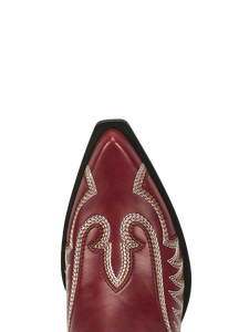 WETKISS-<span class=keywords><strong>Botas</strong></span> de vaquera con punta en pico para <span class=keywords><strong>mujer</strong></span>, <span class=keywords><strong>botas</strong></span> de vaquero con tacón grueso, <span class=keywords><strong>botas</strong></span> bordadas hasta la rodilla, estilo occidental, venta al por mayor - Product Image 6