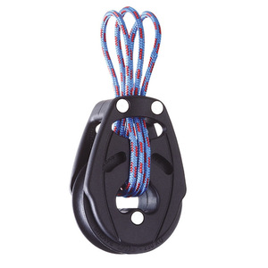 Polea Ti-Lite de 40 mm con rueda de 10 mm para cuerda, herraje marino de aluminio para reparación de veleros, pieza de repuesto BB-0416F - Product Image 1