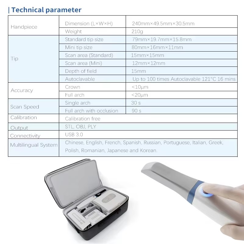 intraoral scanner runyes