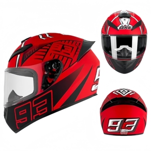 La nouvelle liste ABS boîtier intégral casque de moto CCC approuvé conception graphique pour hommes et femmes - Product Image 5