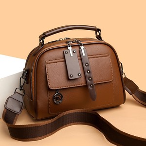 Vente directe usine – Sac à bandoulière haut de gamme pour femme, multi-couches, grande capacité, double sangle, imperméable en PU, printemps-été - Product Image 3