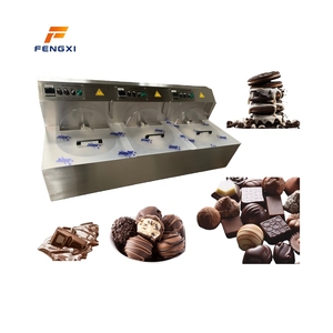 Temperoir à <span class=keywords><strong>chocolat</strong></span> électrique commercial FXN, fusion de <span class=keywords><strong>chocolat</strong></span> tricolore, fusion à température constante, acier inoxydable SUS304 - Product Image 5