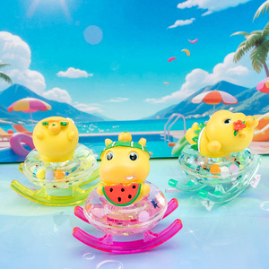 Yu Mo Craft Pool Party Capybara Figurine Blind <b>Box</b> Resin Ornament Desktop Decor Surprise Unboxing 6pcs <b>Set</b> - Product Image 3
