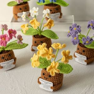Handmade DIY Crochet <b>Kit</b> <b>for</b> <b>Beginners</b> Full Needlework Decorative Plant Flower Home Decoration Cross Stitch <b>Kits</b> on Sale - Product Image 2