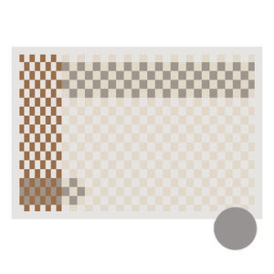 Alfombra Escandinava a Cuadros de 10 mm, Antideslizante, de Felpa, de Secado Rápido, de Poliéster, para Dormitorio, Sala de Estar, Lavable a Máquina - Product Image 6