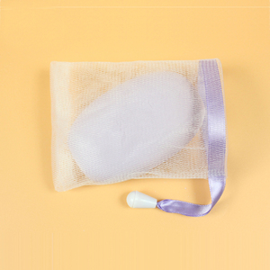 Harga pabrik sabun berbusa gelembung pita tas jaring kecil dapat dicetak atau tidak dicetak - Product Image 3