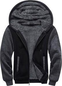 Felpe e Maglioni <span class=keywords><strong>con</strong></span> Zip in Cotone Pesante Personalizzati <span class=keywords><strong>con</strong></span> Logo per Uomo, Foderati in Sherpa, Vendita all'Ingrosso - Product Image 2