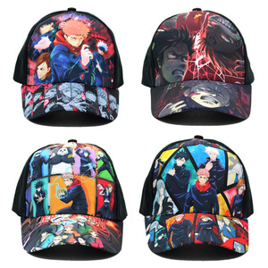 Casquette de baseball pour adulte Anime <span class=keywords><strong>Jujustu</strong></span> Kaisen, impression Gojo Satoru, accessoires de cosplay, casquette de camionneur, accessoires d'anime - Product Image 2