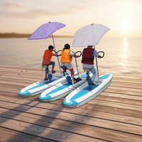 Vélo aquatique Meierya M-032 à coque en fibre de verre pour adultes, idéal pour la mer, le lac et les parcs – Grande capacité, véhicule nautique de loisir – Offre spéciale