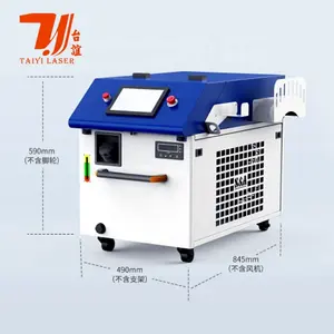 Mesin las Laser serat genggam Mini mesin las untuk baja tahan karat baja karbon besi aluminium dengan harga yang baik